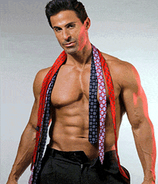 Business man stripper.